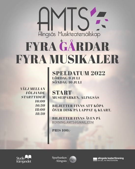 Fyra Gårdar Fyra Musikaler 09 jul Alingsås Alingsås